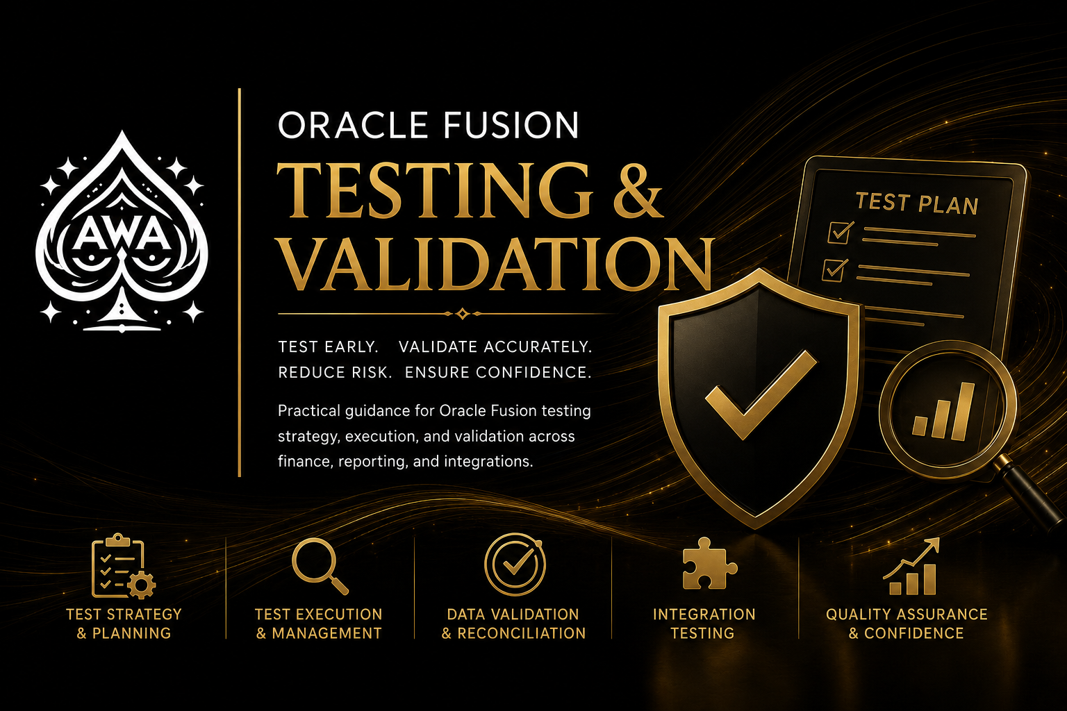 Oracle Fusion testing and validation